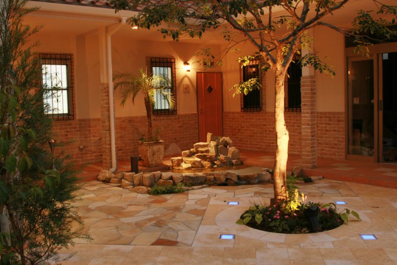 Courtyard Light Installation in Honolulu, HI