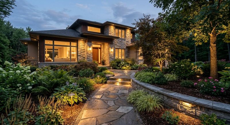 Garden Lighting Installation in Denver, CO