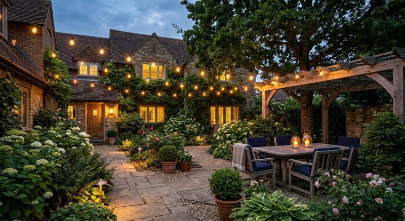 Terrace Lighting Installation in Provo, UT