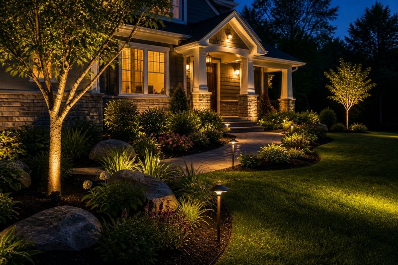 Walkway Lighting Installation in Olathe, KS