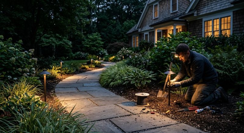 Walkway Lighting Installation in Orem, UT